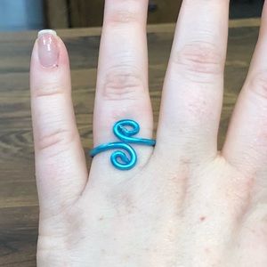 Teal wire ring boutique